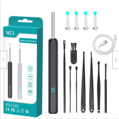 Nettoyant Otoscope oreille avec caméra LED, Kit pour i-phone