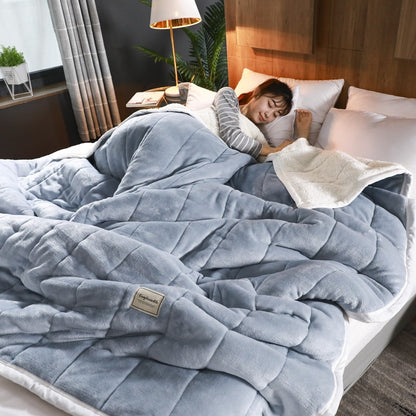 Couette D'hiver De Luxe Solide, Super Douce & Chaud