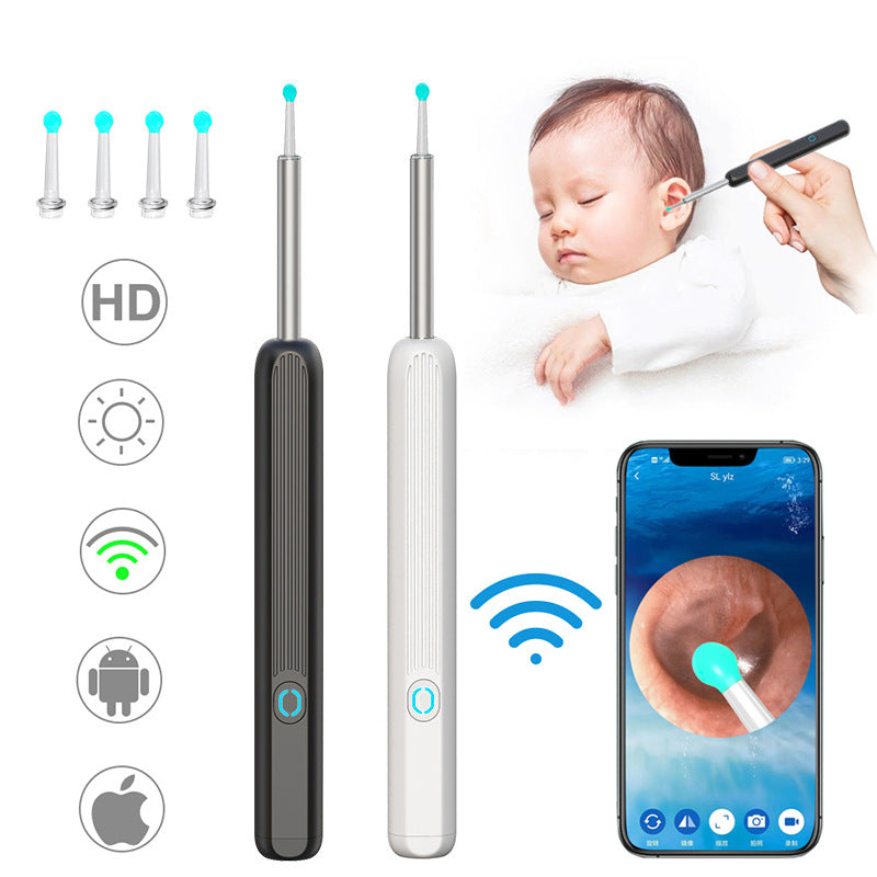 Nettoyant Otoscope oreille avec caméra LED, Kit pour i-phone