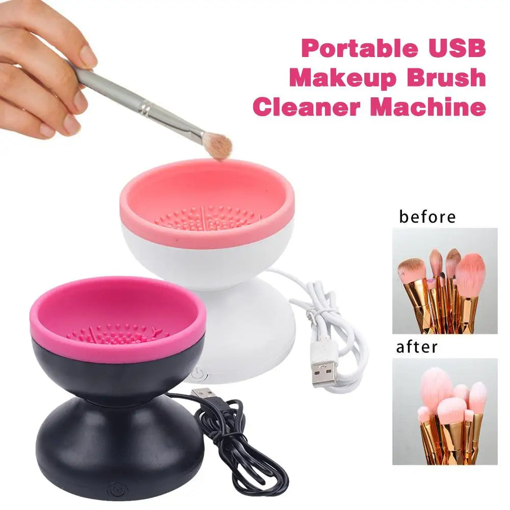 Brosse de maquillage Nettoyeur automatique USB Rechargeable