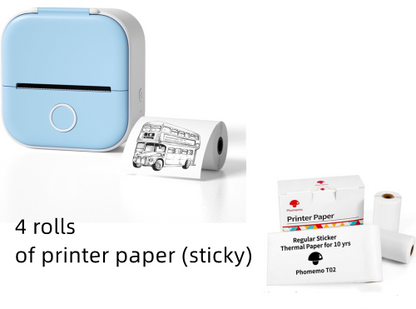 Mini Portable Thermal Label Printer