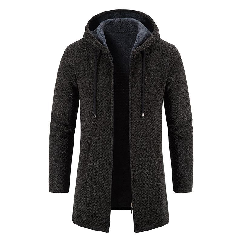 Manteau épais en peluche pour hommes