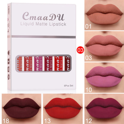 Rouge À Lèvres Longue Durée 6pcs/boite