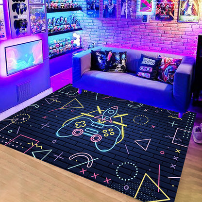 Tapis de dessin animé Jeu video