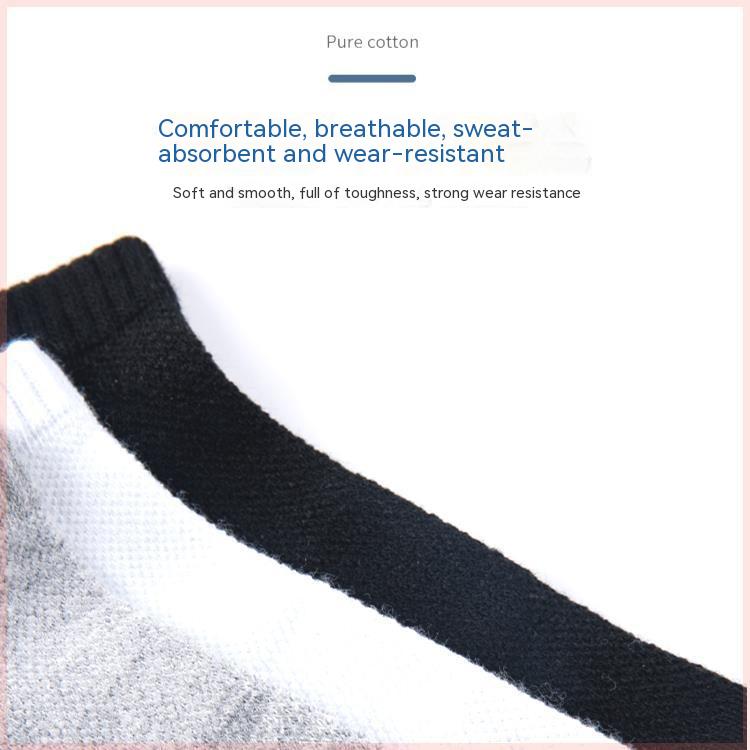 Chaussettes en coton anti-bactérien absorbant la transpiration