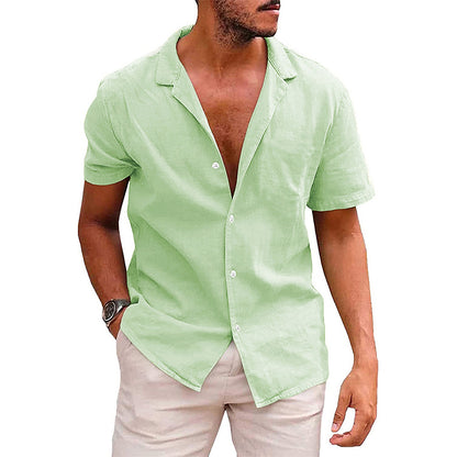 Casual Short Sleeve Beach Shirt