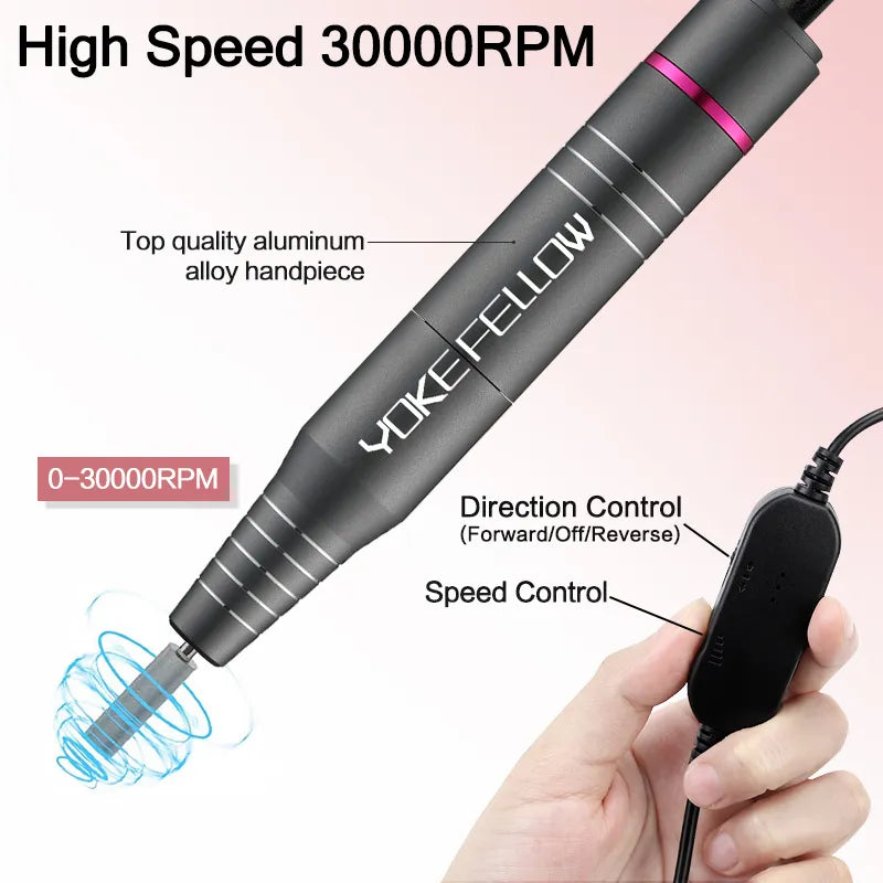 Electric nail drill