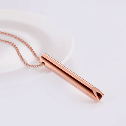 Collier en acier titane placage sous vide