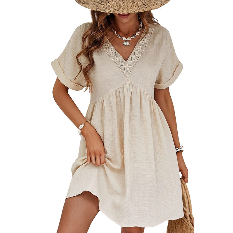 Robe ample en coton