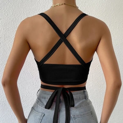 Camisole  dos nu à lacets haut