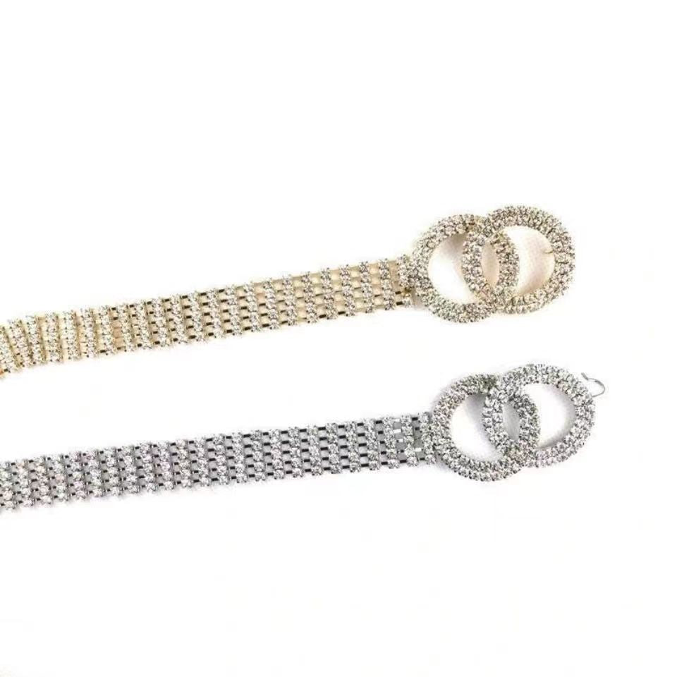 Ceinture entièrement diamant pour femme