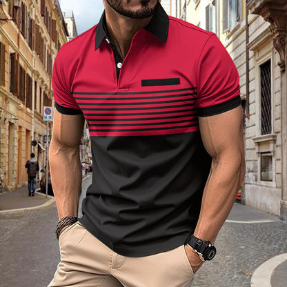 Chemise décontractée pour hommes, Polo