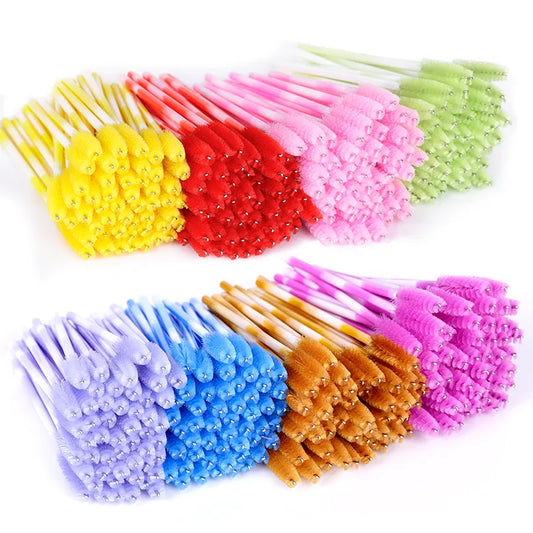 50pcs Crystal Eyebrow Brush