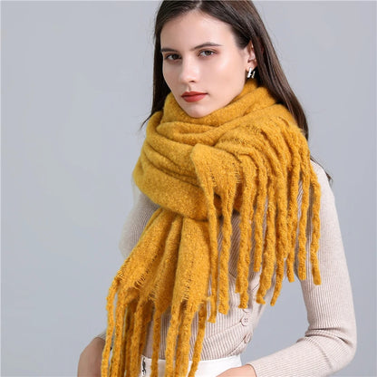 Cashmere winter scarf