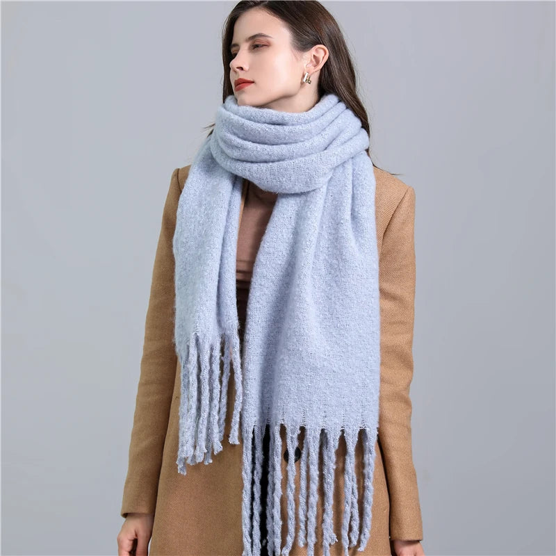 Cashmere winter scarf