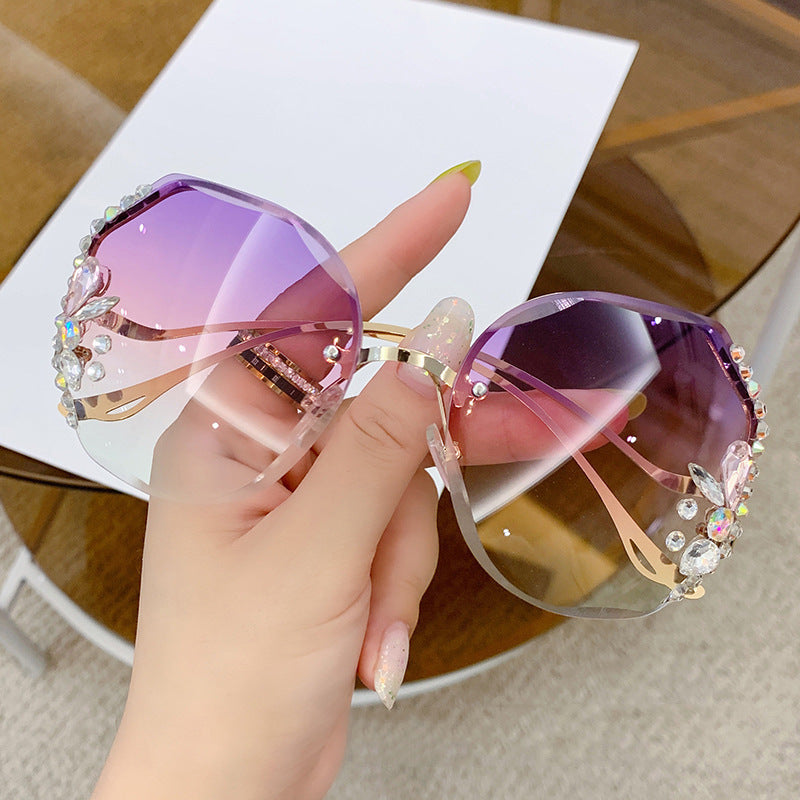 Lunettes de soleil à diamants femmes