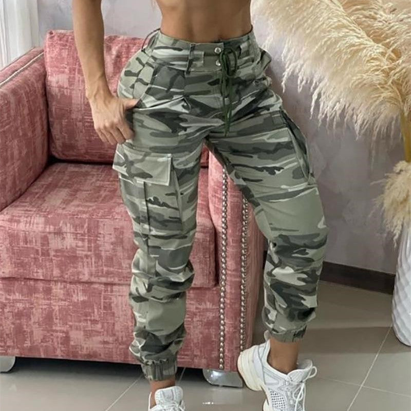 Pantalons camouflage pour femme