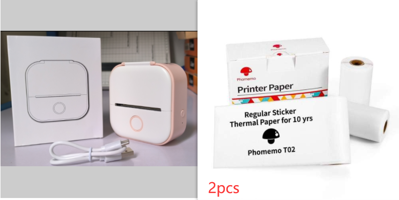 Mini Portable Thermal Label Printer