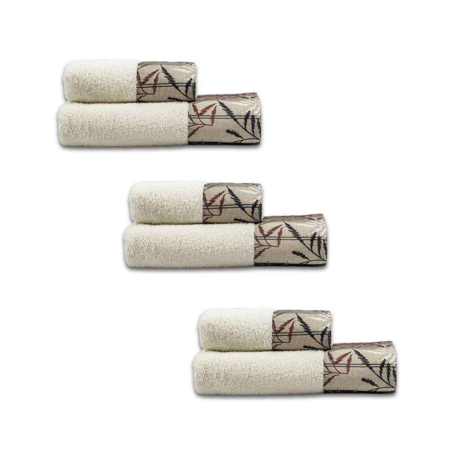 Le Telerie Serviettes 6pcs