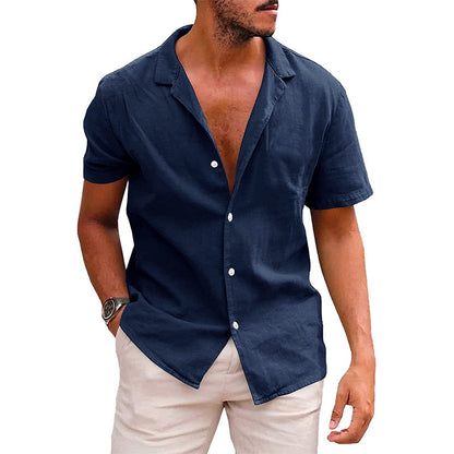 Casual Short Sleeve Beach Shirt