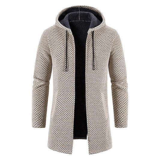 Manteau épais en peluche pour hommes