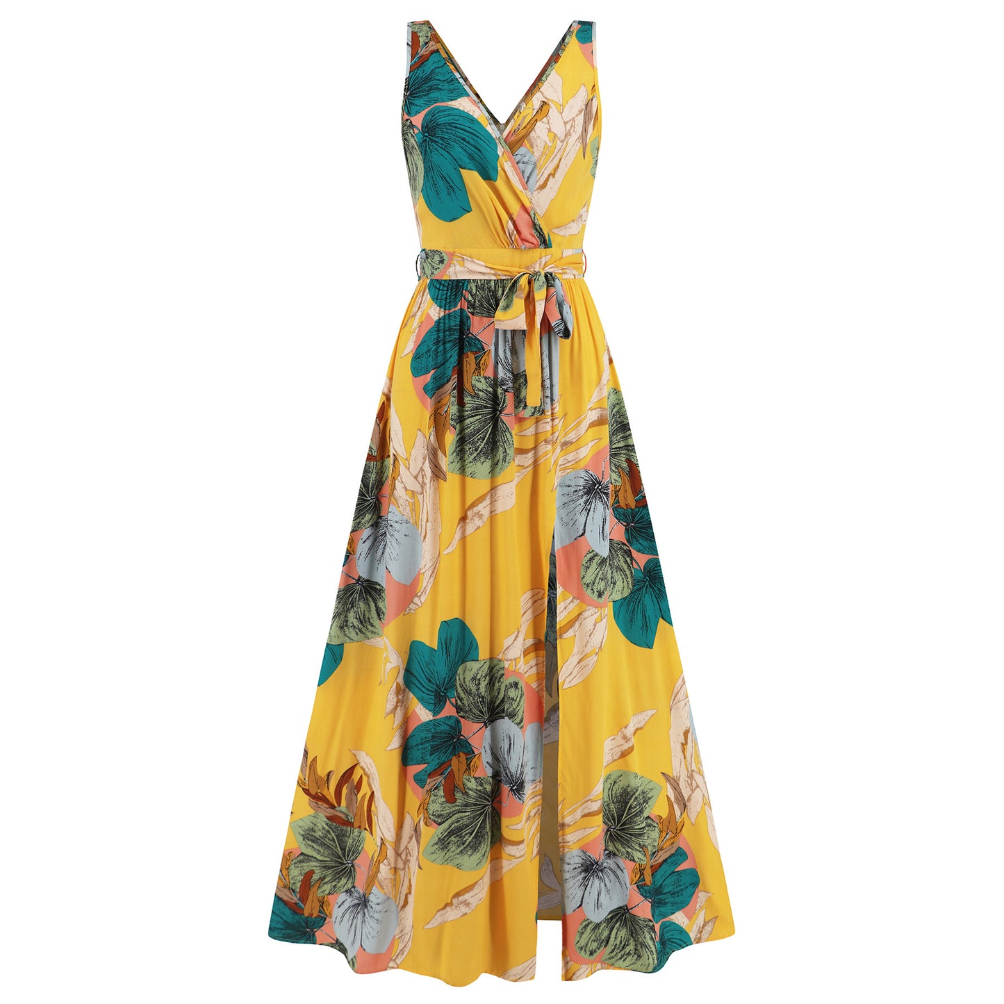 Robe longue à imprimé Floral