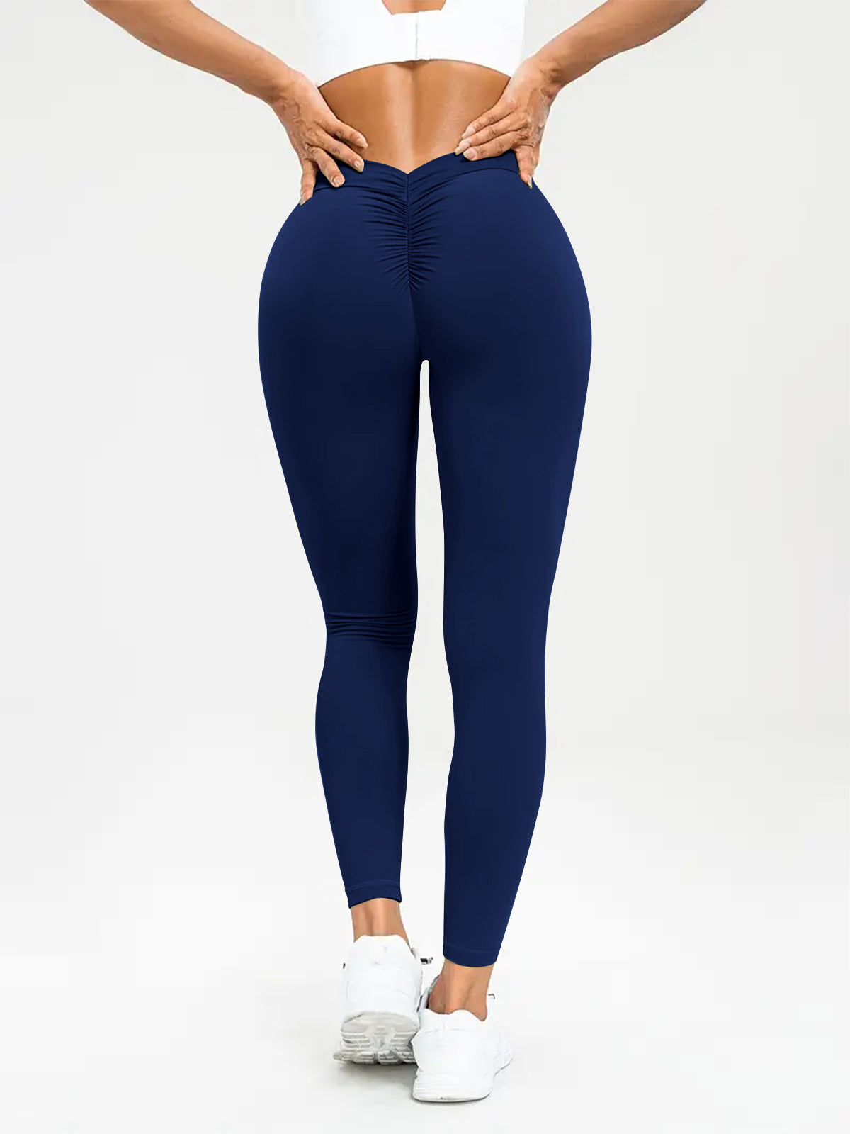 Pantalon moulé taille haute et élastique, legging