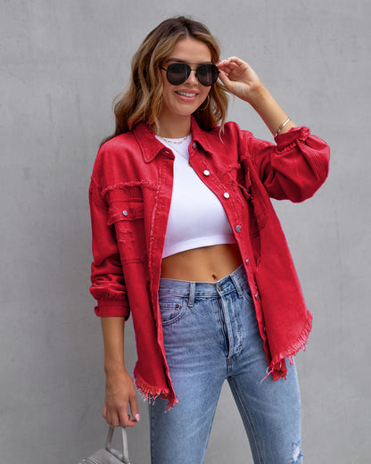 Veste tendance décontractée pour femmes,