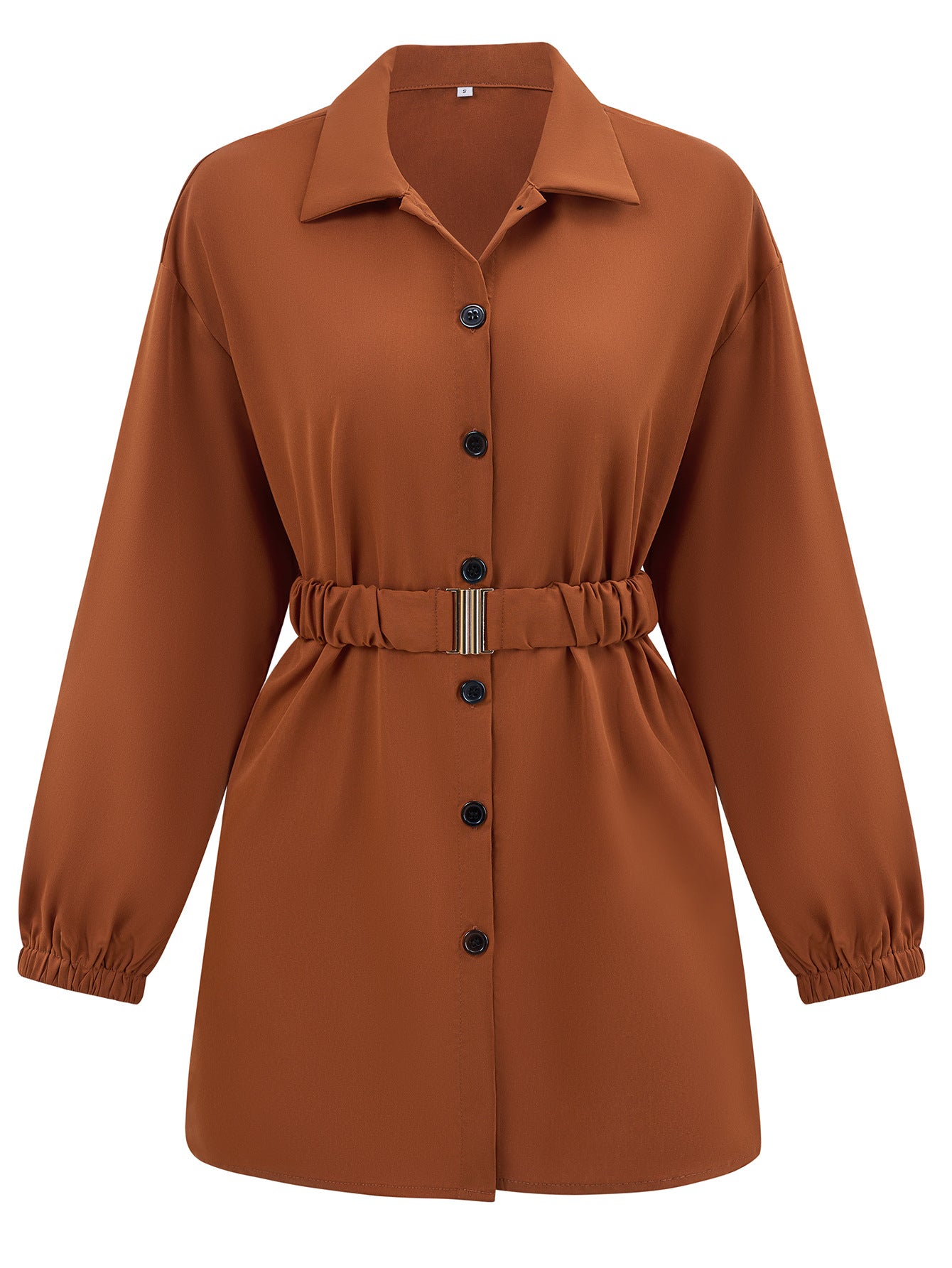 Chemise à boutonnage unique manteau femme