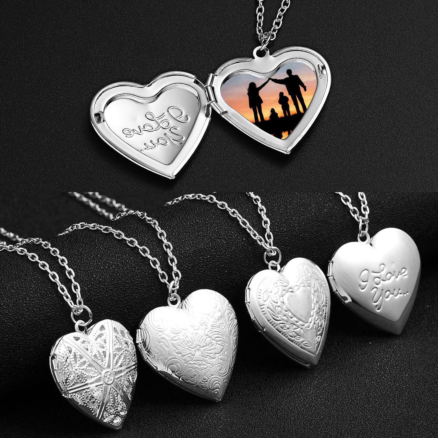 Necklace with heart-shaped pendant