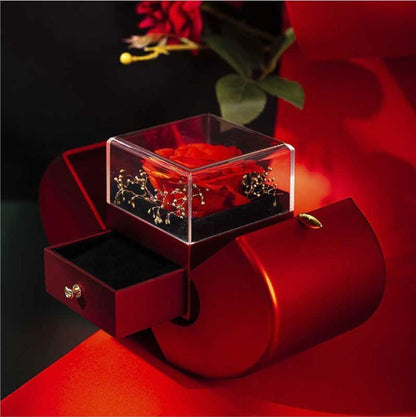 Apple Red Fashion Jewelry Box