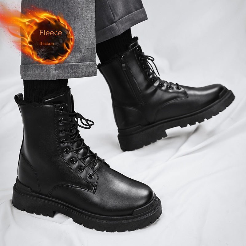 Bottes Velours Thermique, Résistantes Au Froid,  Pour Hommes