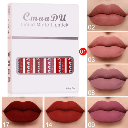 Rouge À Lèvres Longue Durée 6pcs/boite