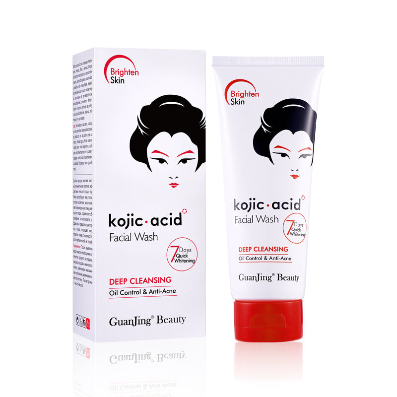 Soin éclaircissant et hydratant pour la peau, nettoyant visage Kojic