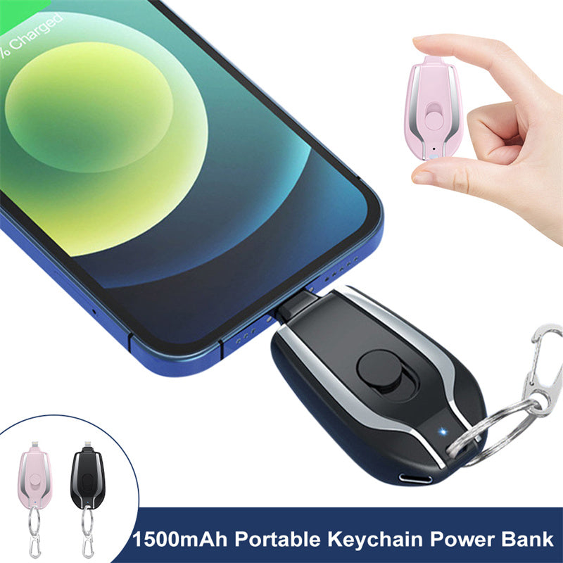 Mini Emergency Power Battery Keychain