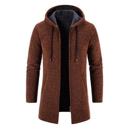 Manteau épais en peluche pour hommes