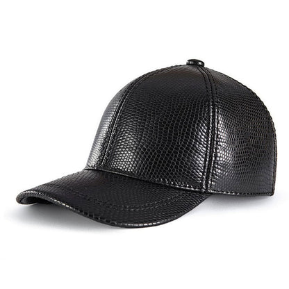 Casquette de baseball en cuir H/F