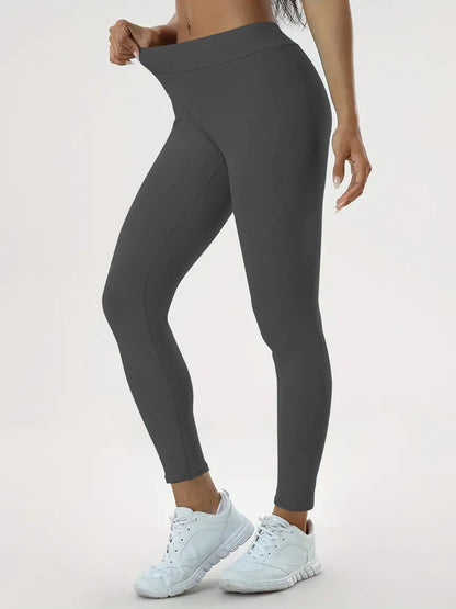 Pantalon moulé taille haute et élastique, legging