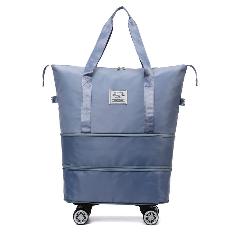 New universal wheel travel bag with double-layer dry and wet separation